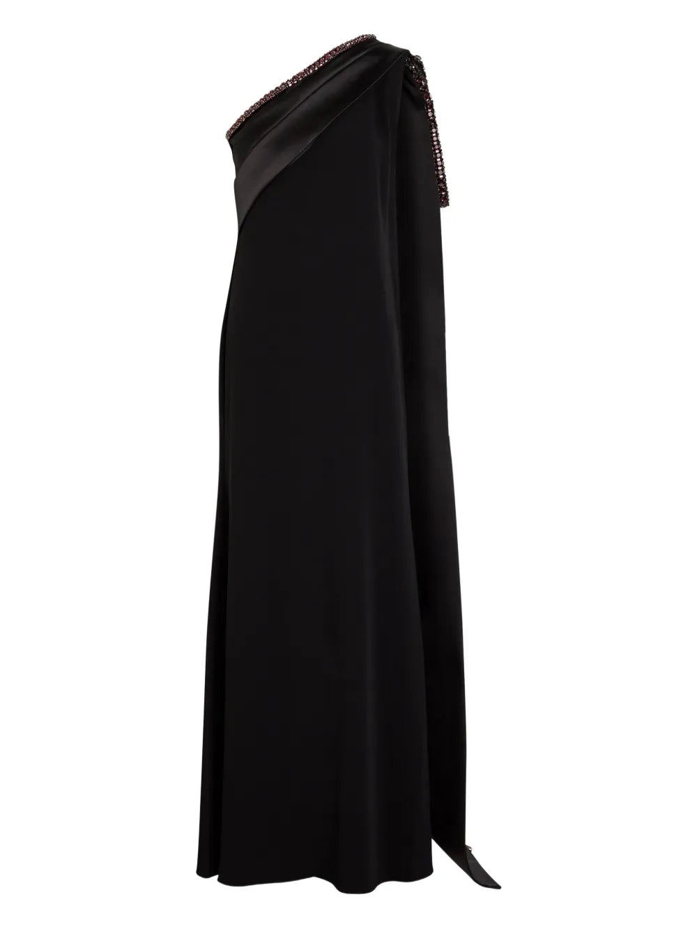Roland Mouret Embellishment One Shoulder Maxi Dress