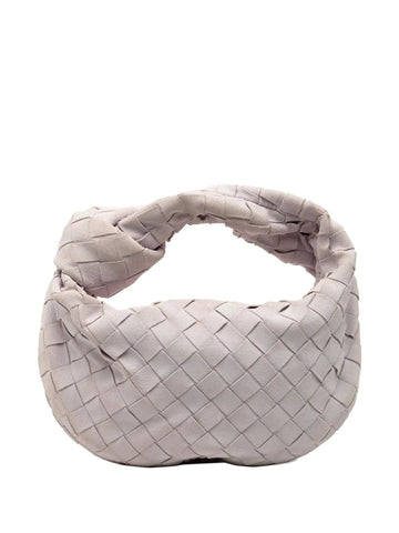 Bottega Veneta Pre Owned 2012 2025 Mini Suede Intrecciato Jodie Hobo Bag