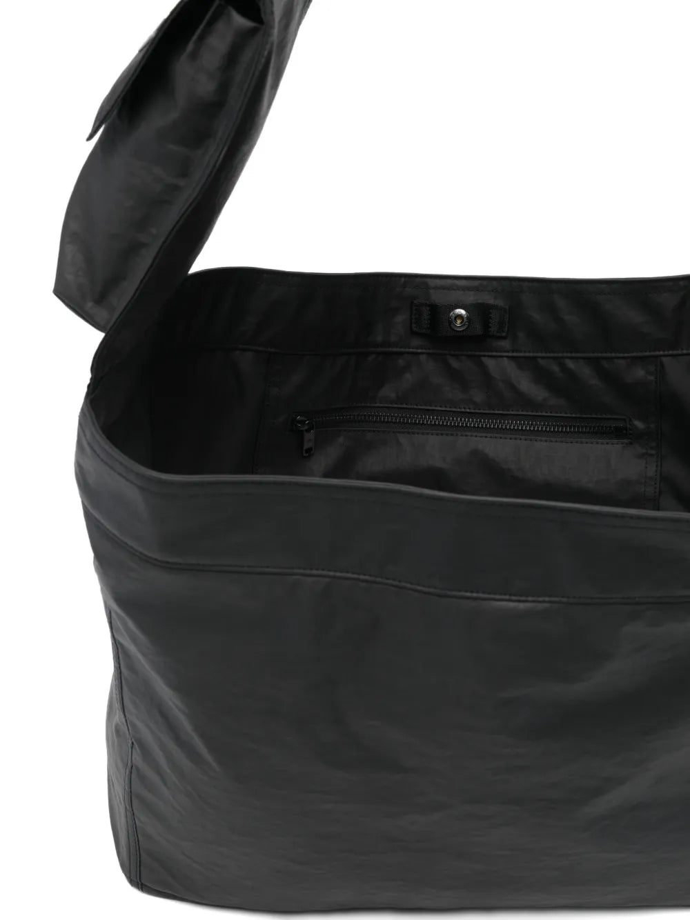 Y 3 Large Newspaper Flap Pocket Tote Bag
