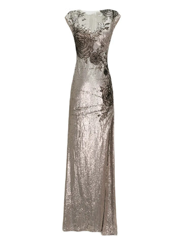 Gemy Maalouf Embroidered Maxi Dress