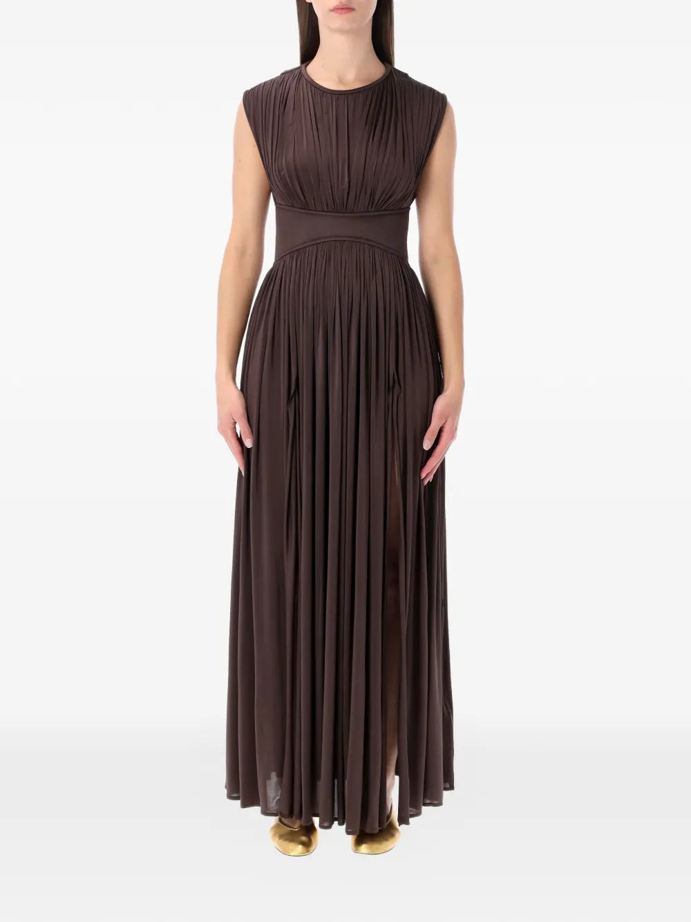 Zimmermann Hypnotic Column Pleated Dress