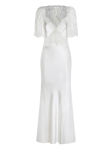 Self Portrait Buttoned Maxi Dress