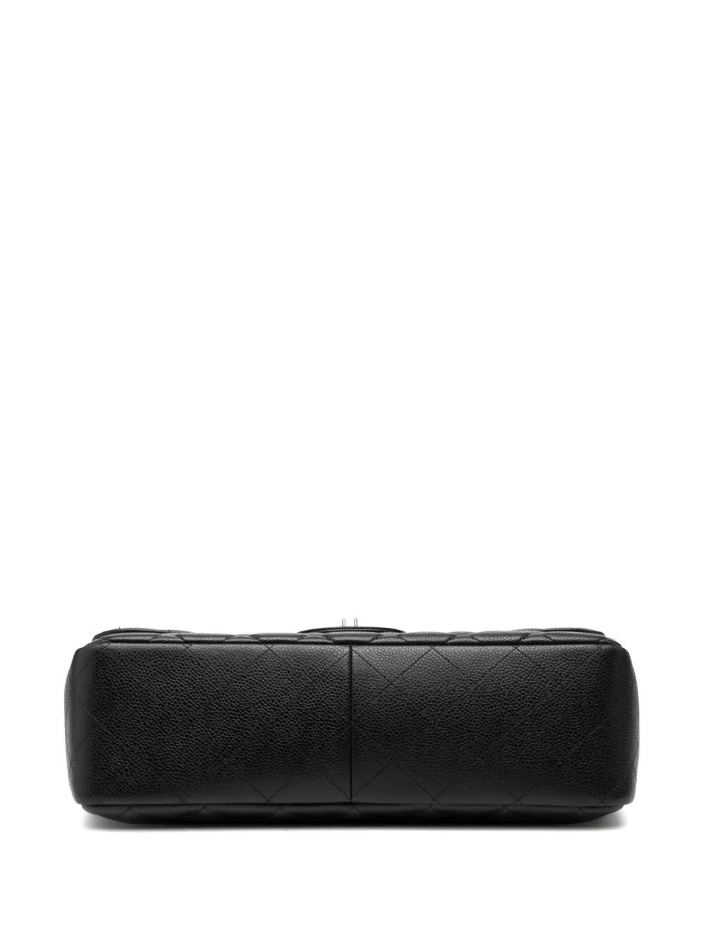 Chanel Pre Owned 2009 2010 Jumbo Classic Caviar Double Flap Shoulder Bag