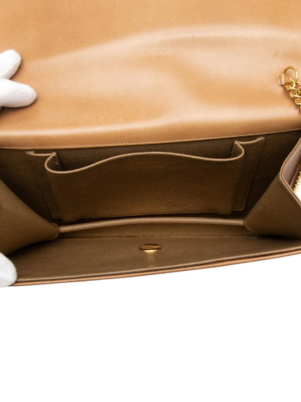 Christian Dior Pre Owned 20Th Century Leather Chain Shoulder Bag