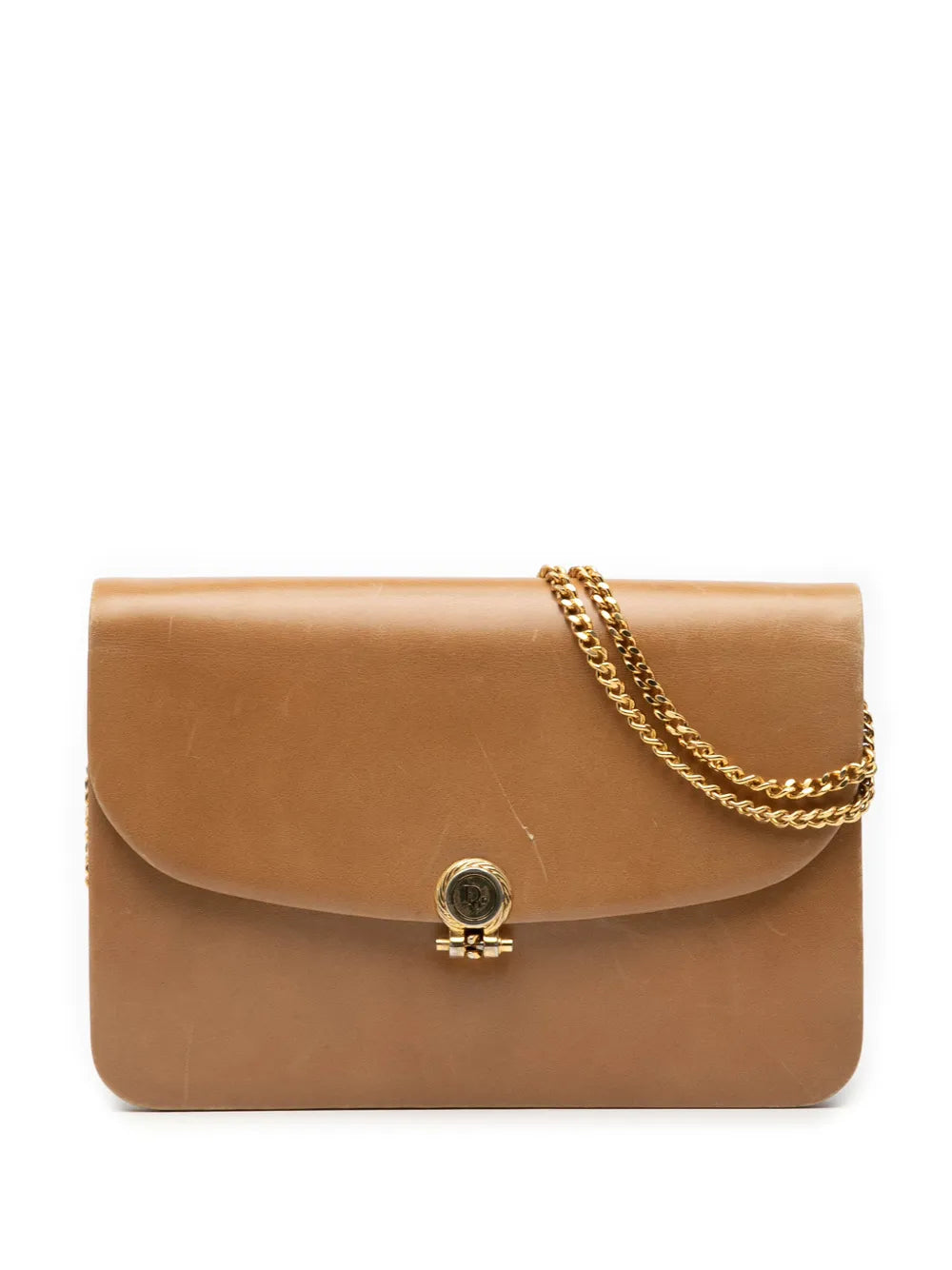 Christian Dior Pre Owned 20Th Century Leather Chain Shoulder Bag