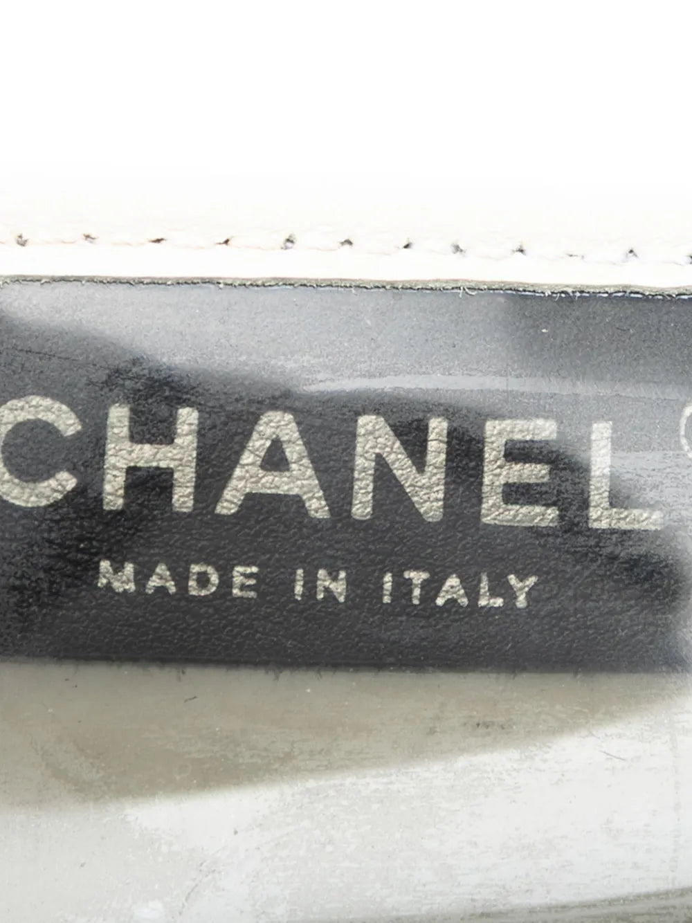 Chanel Pre Owned 2008 2009 Large Pvc And Lambskin Naked Flap Shoulder Bag