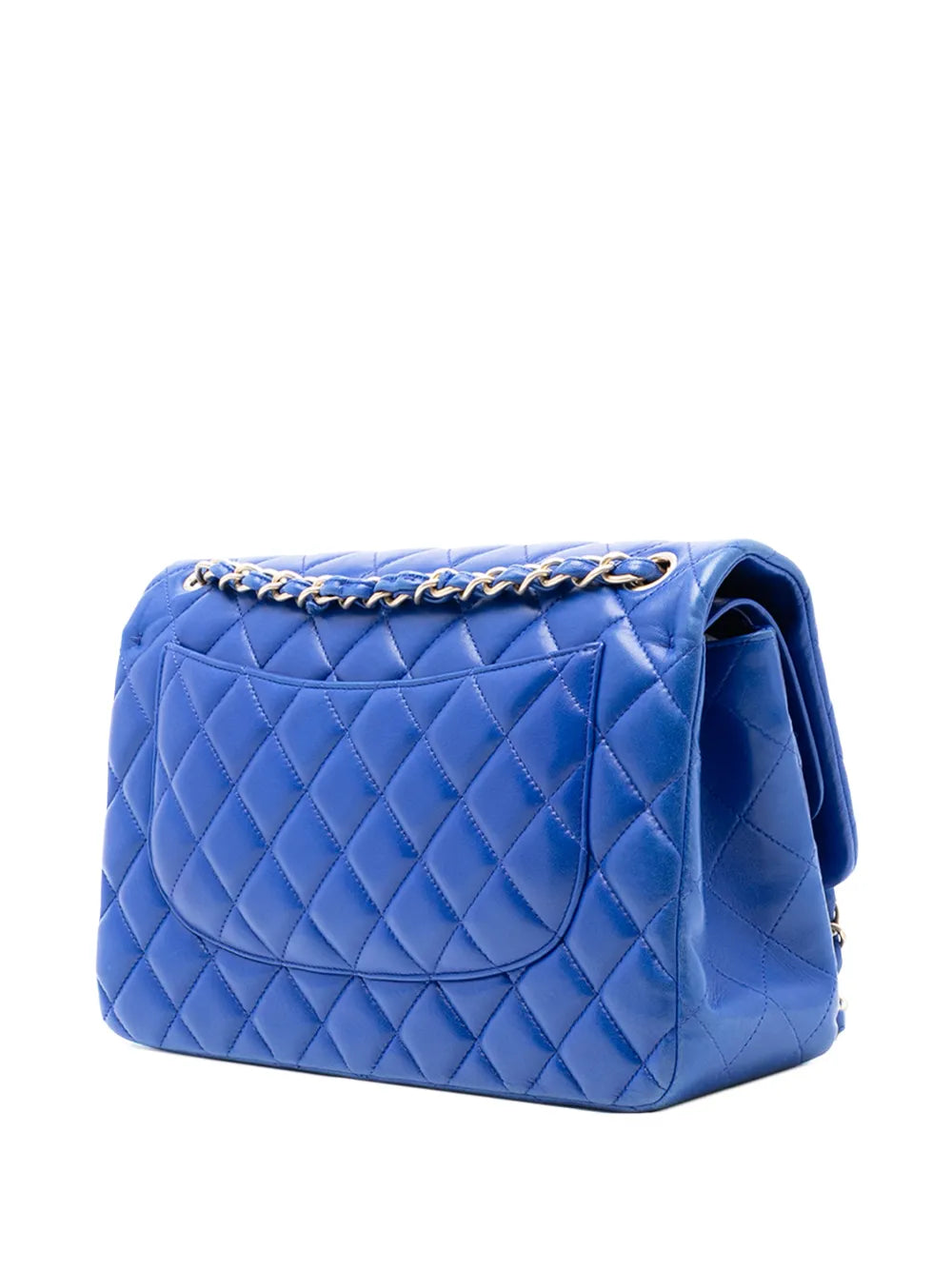 Chanel Pre Owned 2013 2014 Jumbo Classic Lambskin Double Flap Shoulder Bag