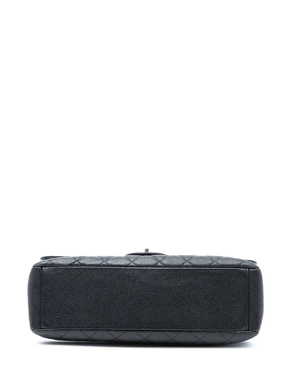 Chanel Pre Owned 2009 2010 Maxi Classic Caviar Single Flap Shoulder Bag