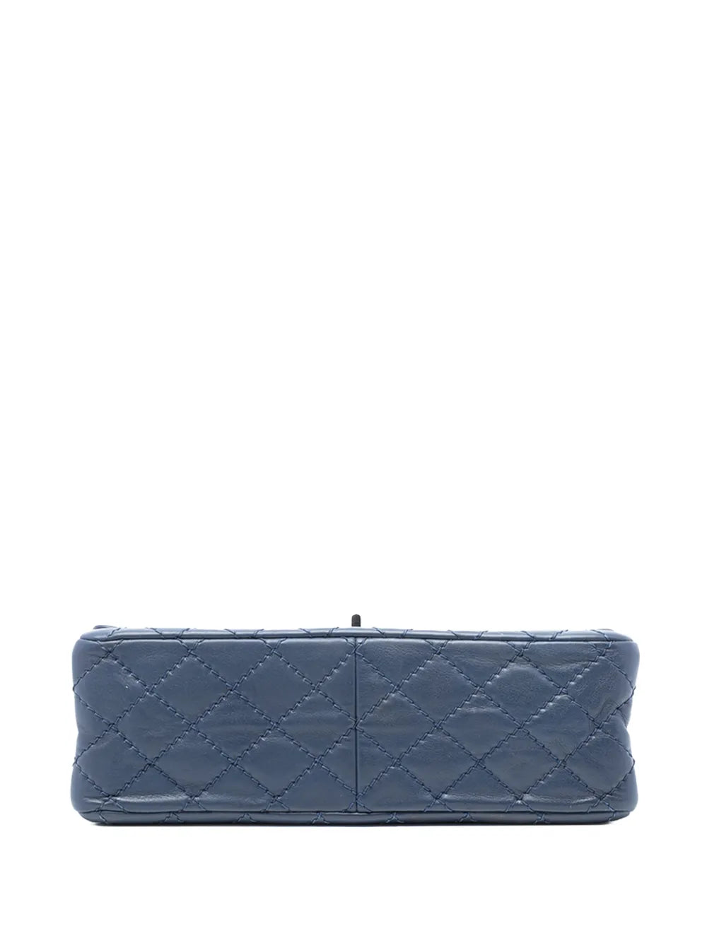Chanel Pre Owned 2014 Reissue 255 Aged Calfskin Double Flap 226 Shoulder Bag
