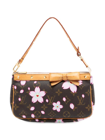 Louis Vuitton Pre Owned 2003 Takashi Murakami Monogram Cherry Blossom Pochette Accessoires Shoulder Bag