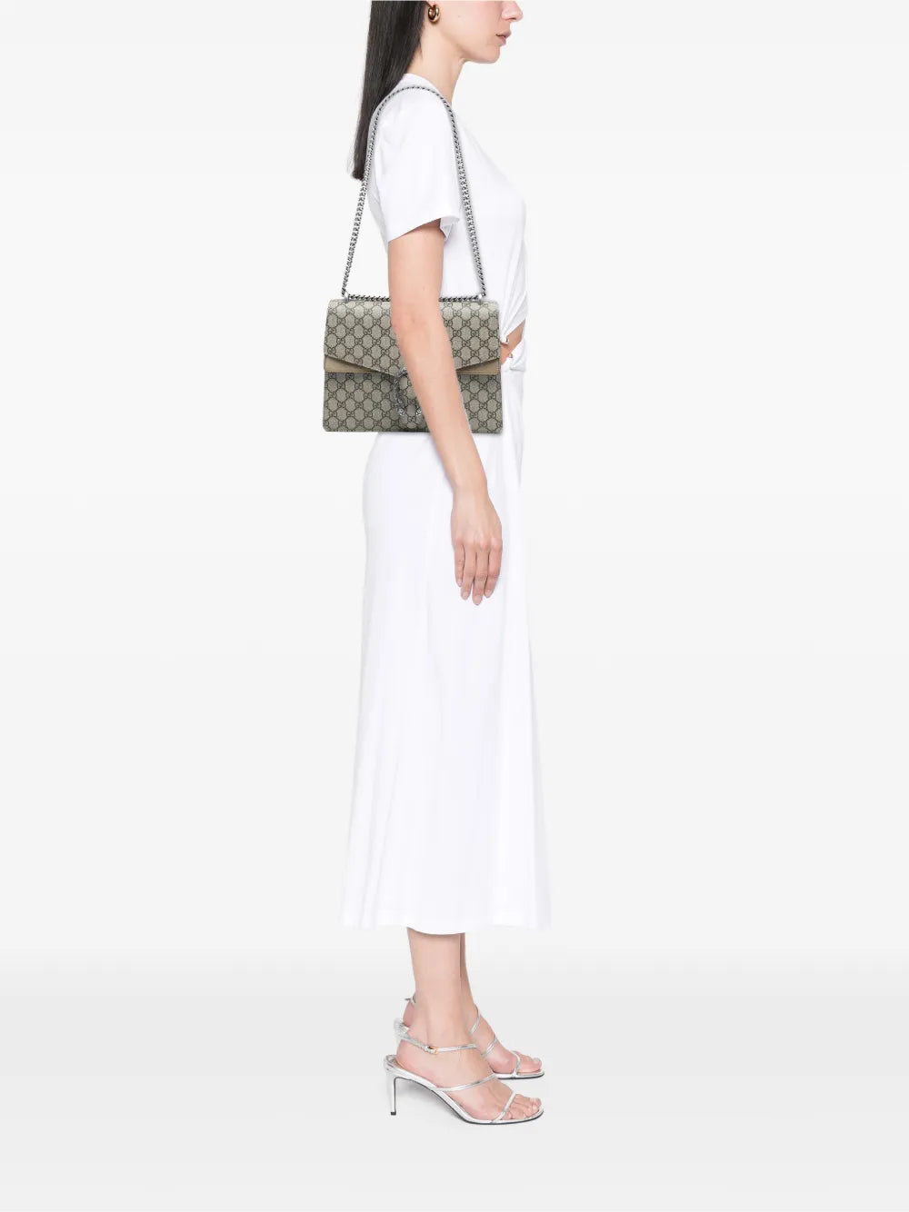 Gucci Pre Owned 2016 2025 Medium Gg Supreme Dionysus Shoulder Bag