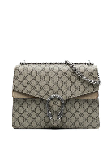Gucci Pre Owned 2016 2025 Medium Gg Supreme Dionysus Shoulder Bag