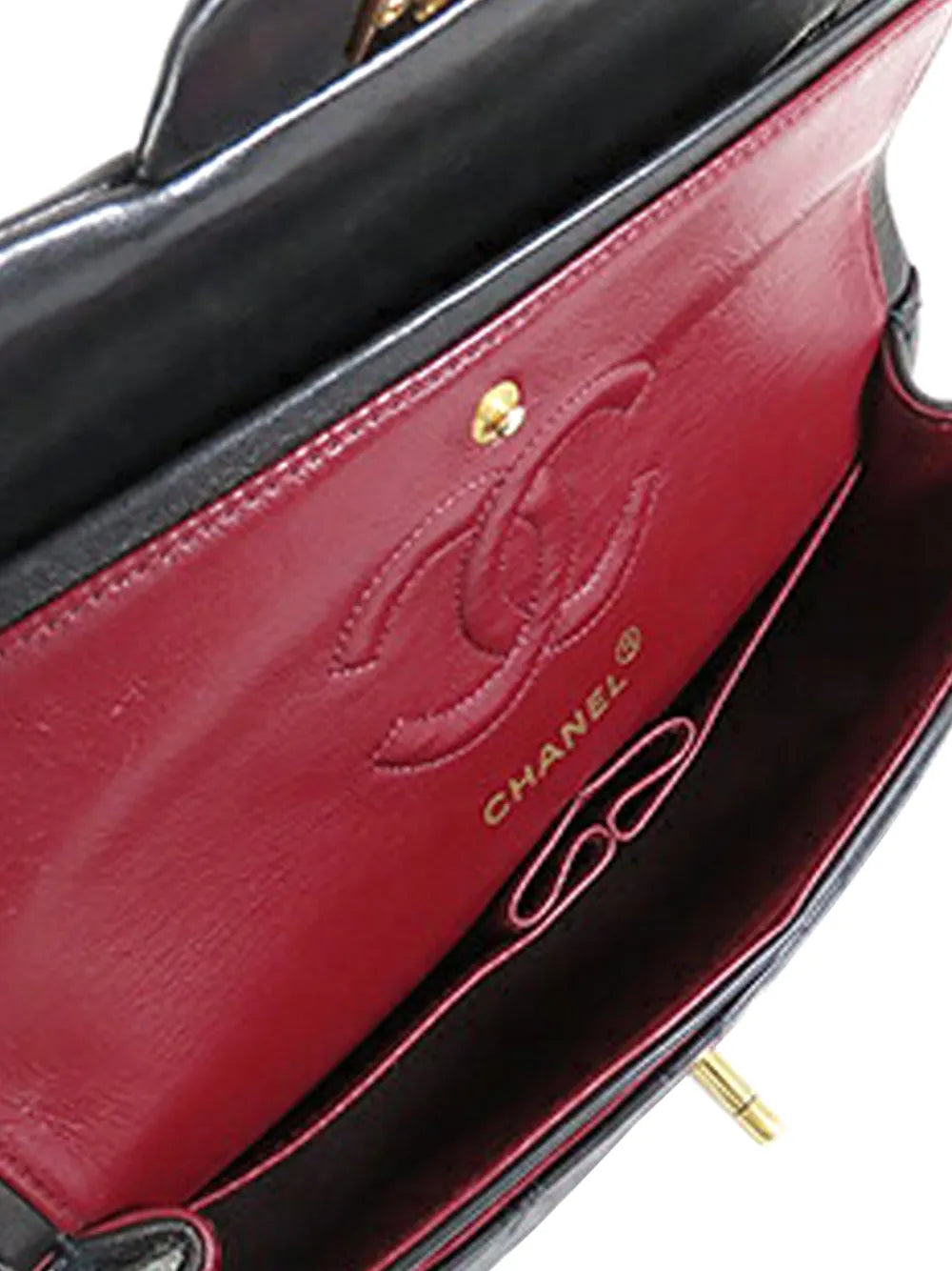 Chanel Pre Owned 1991 1994 Small Classic Lambskin Double Flap Shoulder Bag