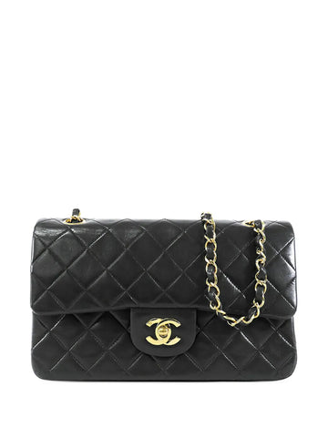 Chanel Pre Owned 1991 1994 Small Classic Lambskin Double Flap Shoulder Bag