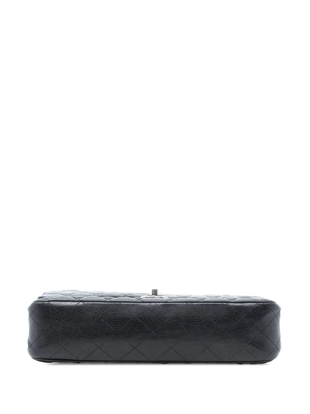 Chanel Pre Owned 2009 2010 Medium Classic Caviar Double Flap Shoulder Bag