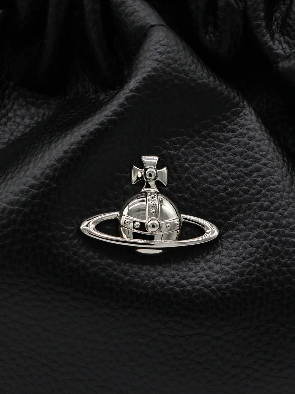 Vivienne Westwood Orb Plaque Drawstring Shoulder Bag