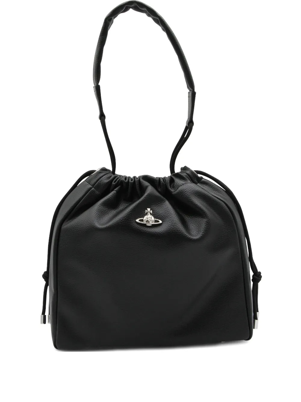 Vivienne Westwood Orb Plaque Drawstring Shoulder Bag