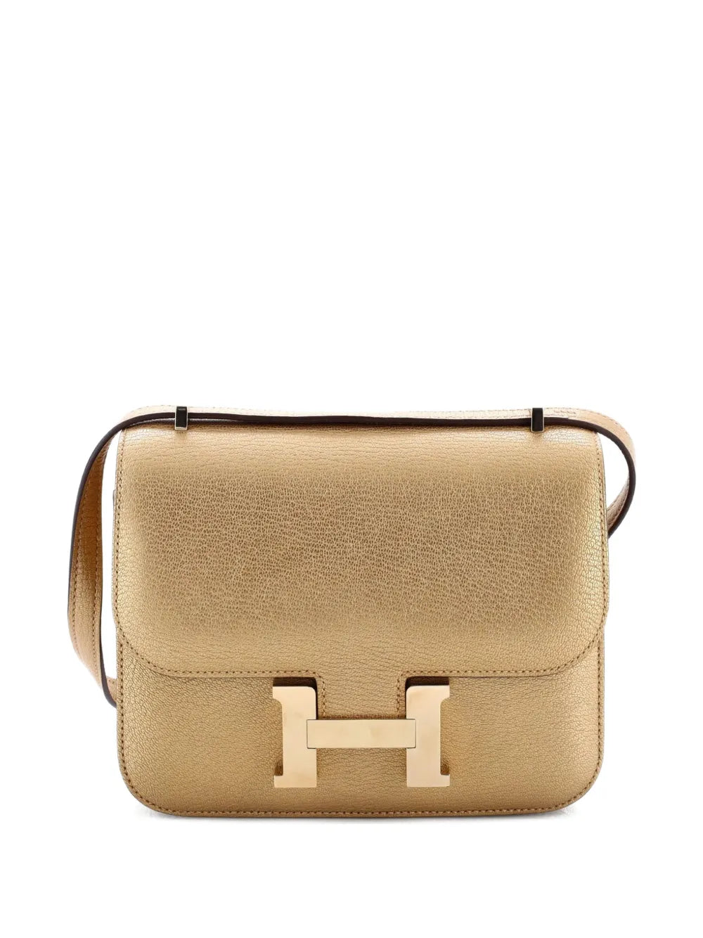 Hermes Pre Owned Constance Nm Bag Metallic Chevre Chamkilight 18 Shoulder Bag
