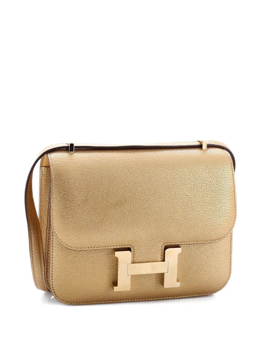 Hermes Pre Owned Constance Nm Bag Metallic Chevre Chamkilight 18 Shoulder Bag