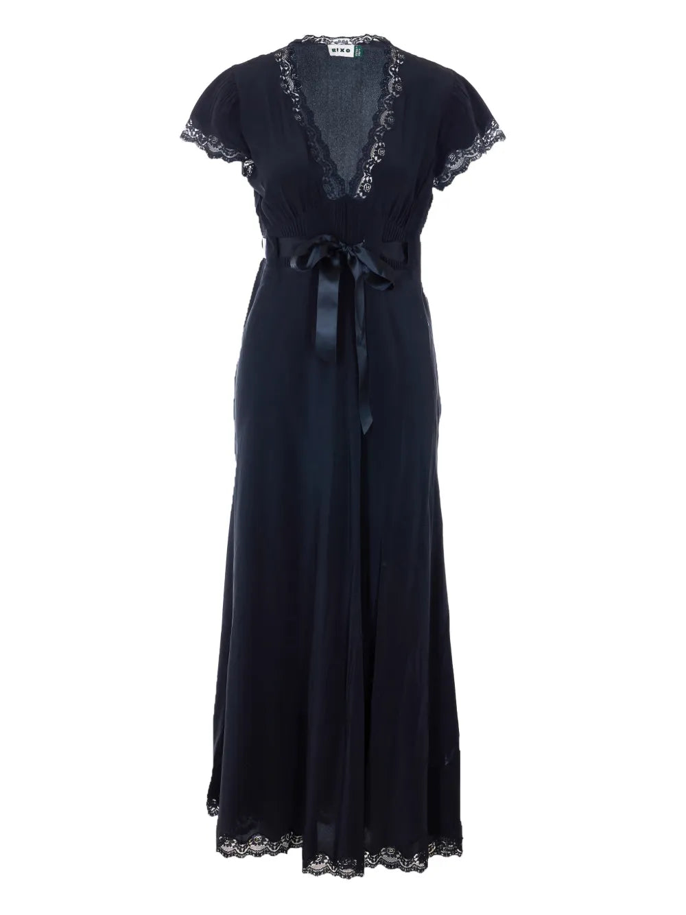 Rixo Marlice Lace V Neck Midi Dress