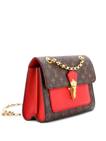Louis Vuitton Pre Owned Victoire Handbag Monogram Canvas And Leather Shoulder Bag