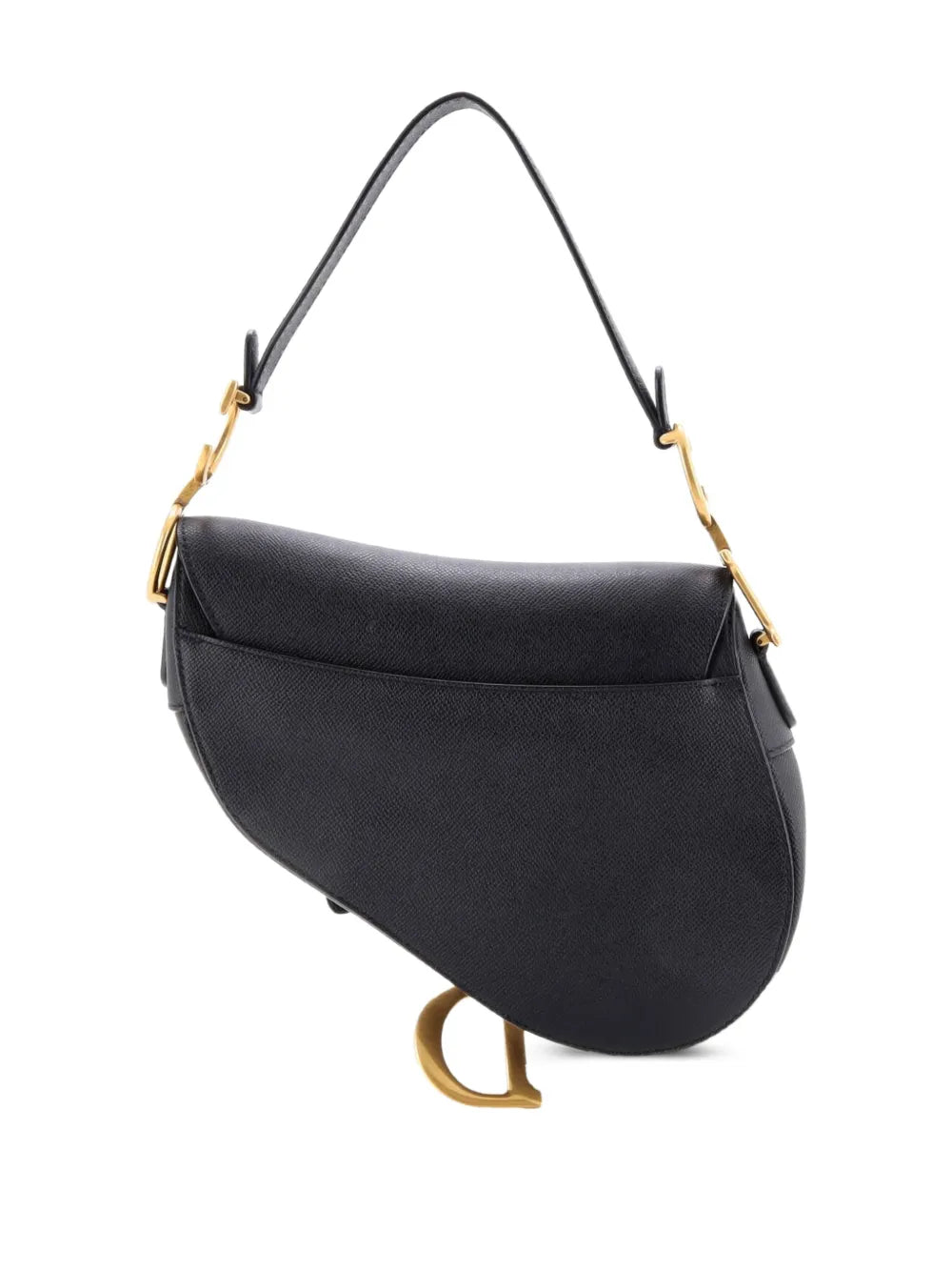 Christian Dior Pre Owned Saddle Handbag Leather Medium Shoulder Bag
