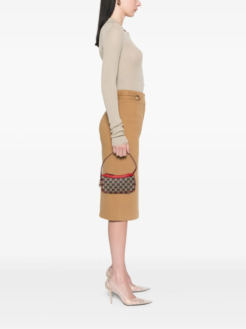 Gucci Pre Owned 2000 2015 Gg Canvas Shoulder Bag
