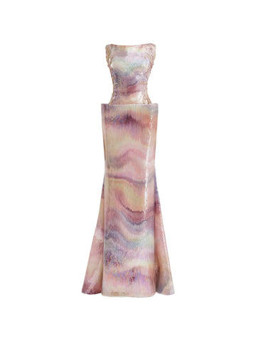 Gemy Maalouf Patterned Maxi Dress