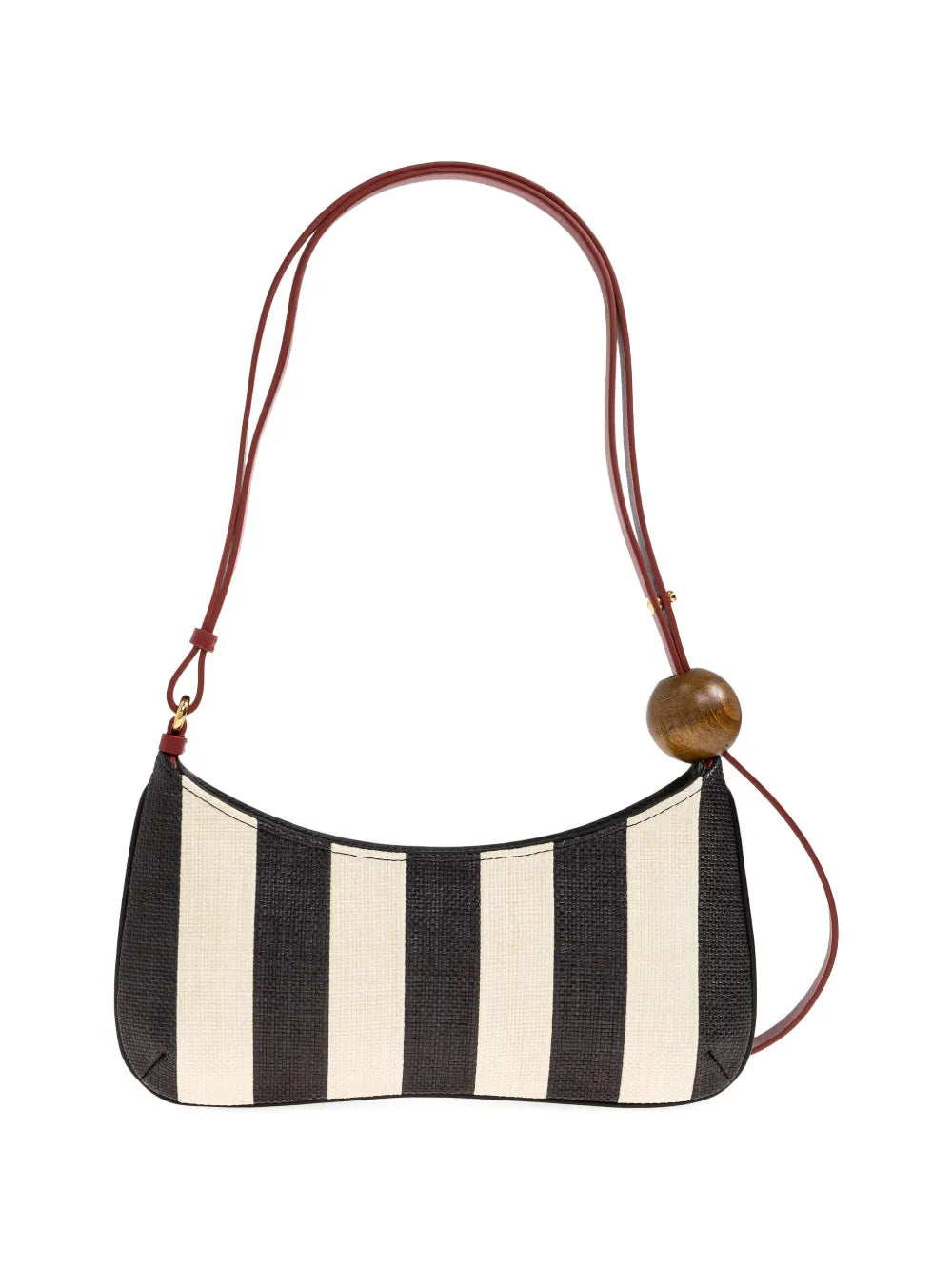 Jacquemus The Bisou Perle Striped Shoulder Bag