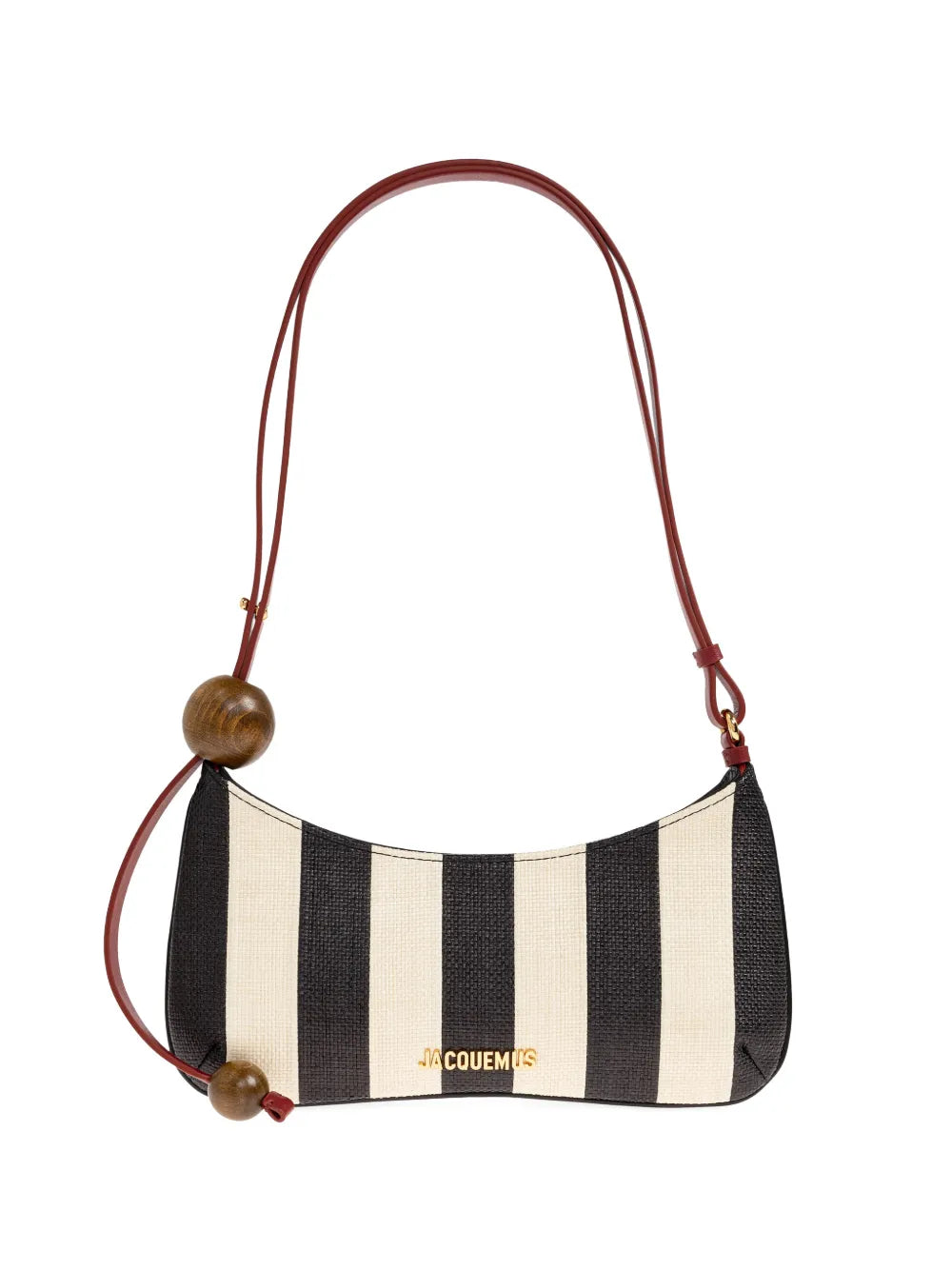 Jacquemus The Bisou Perle Striped Shoulder Bag