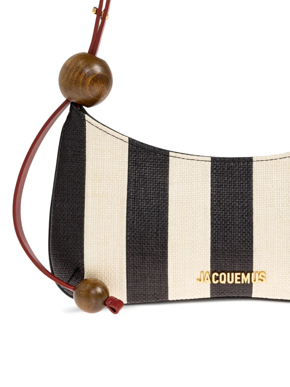 Jacquemus The Bisou Perle Striped Shoulder Bag