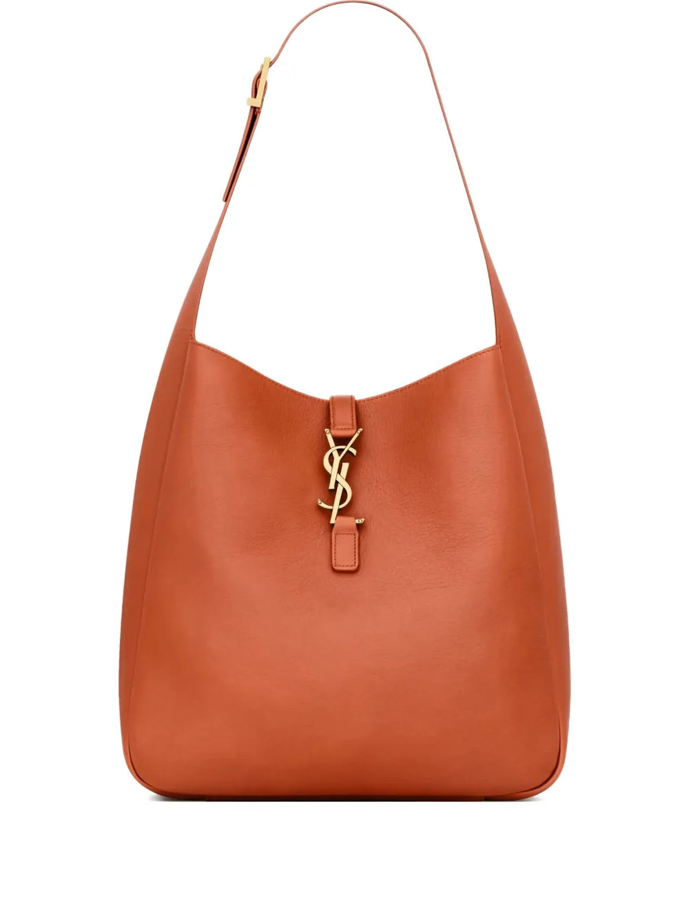 Saint Laurent Large Le 5 A 7 Buckle Leather Shoulder Bag