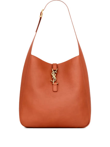 Saint Laurent Large Le 5 A 7 Buckle Leather Shoulder Bag