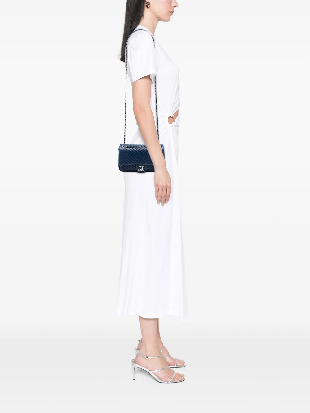 Chanel Pre Owned 2015 2016 Small Lambskin Cc Crossing Flap Shoulder Bag