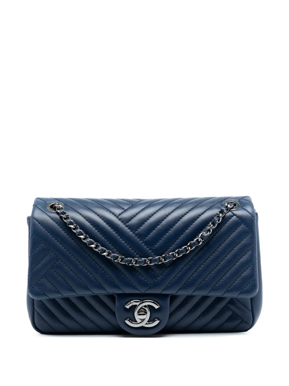 Chanel Pre Owned 2015 2016 Small Lambskin Cc Crossing Flap Shoulder Bag