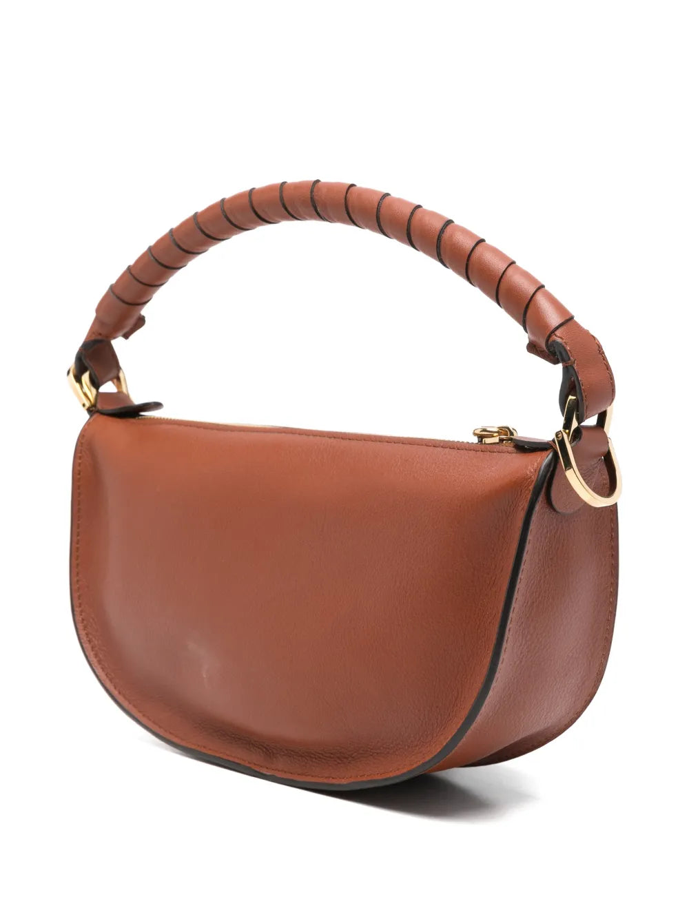 Chloe Mini Marcie Twisted Handle Leather Shoulder Bag