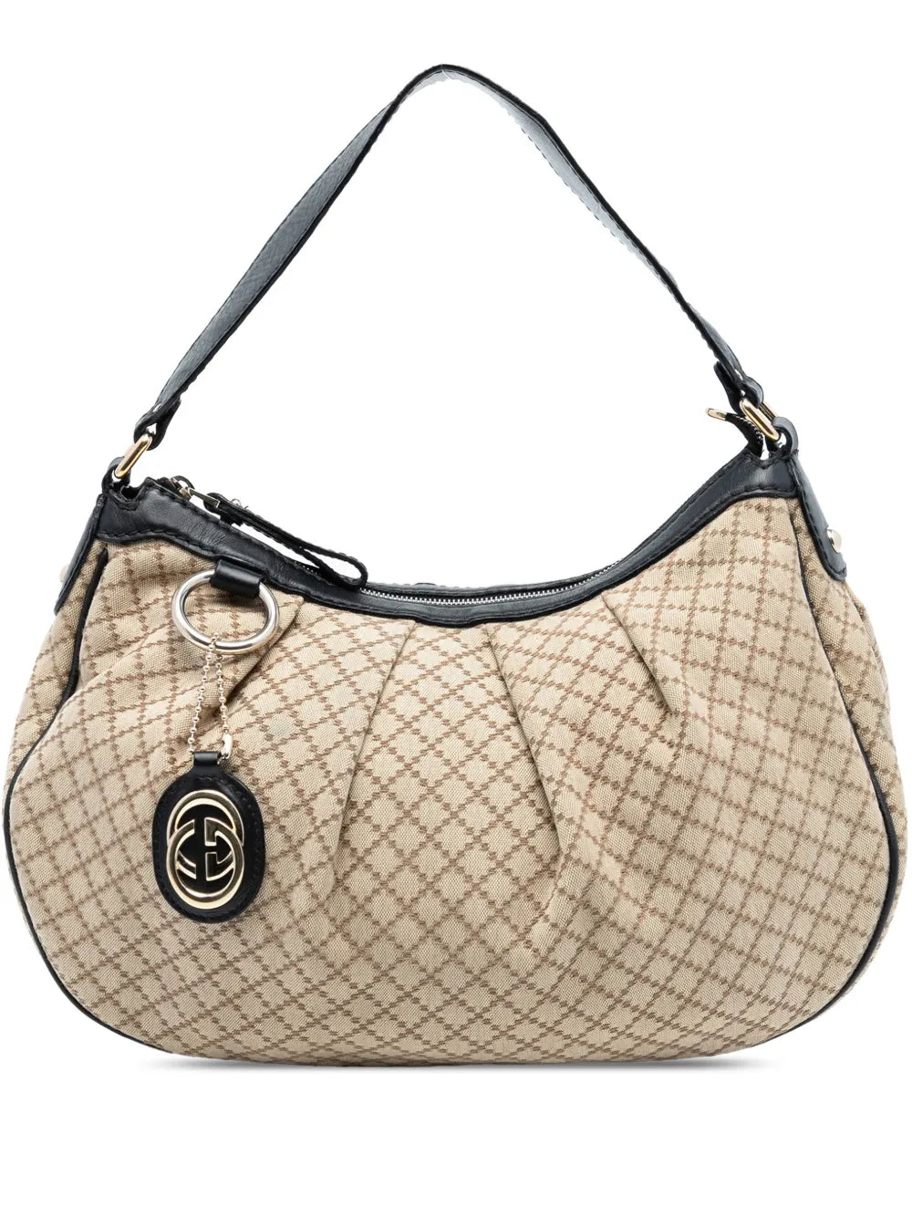 Gucci Pre Owned 2016 2025 Diamante Canvas Sukey Shoulder Bag