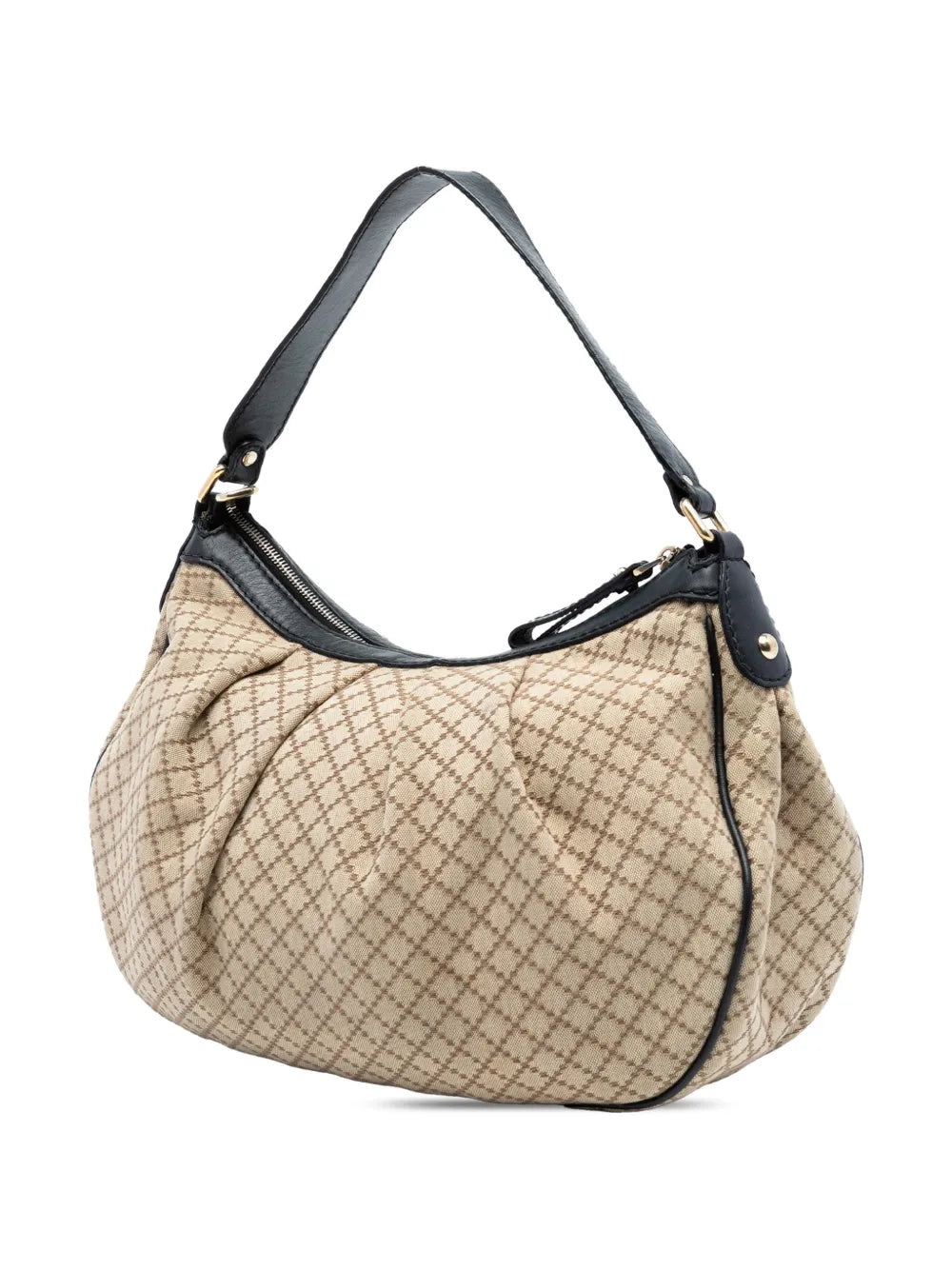 Gucci Pre Owned 2016 2025 Diamante Canvas Sukey Shoulder Bag