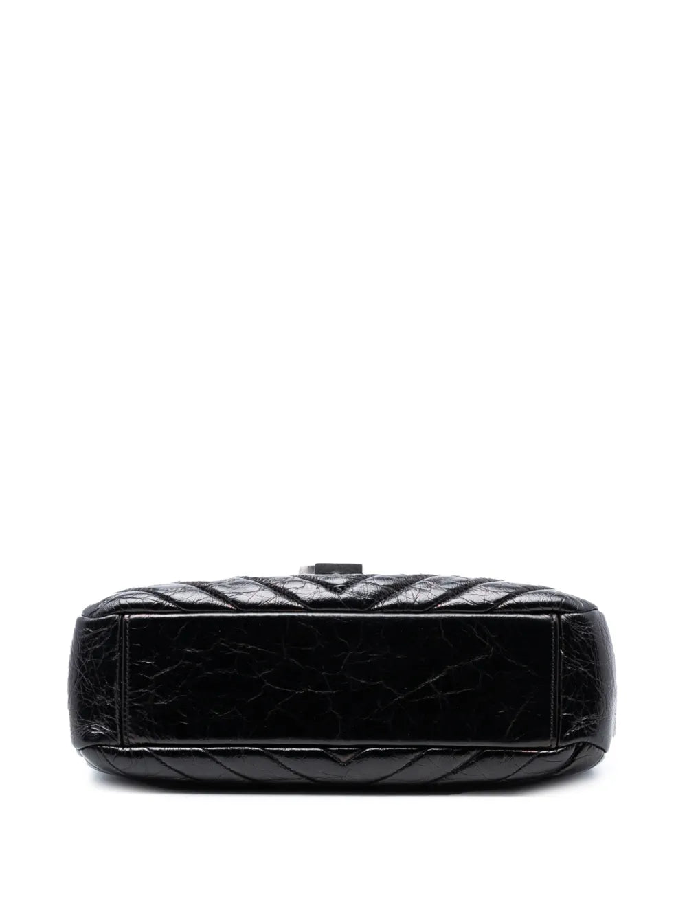Saint Laurent Pre Owned 2015 Medium Crinkled Calfskin Punk Chain Bag Shoulder Bag