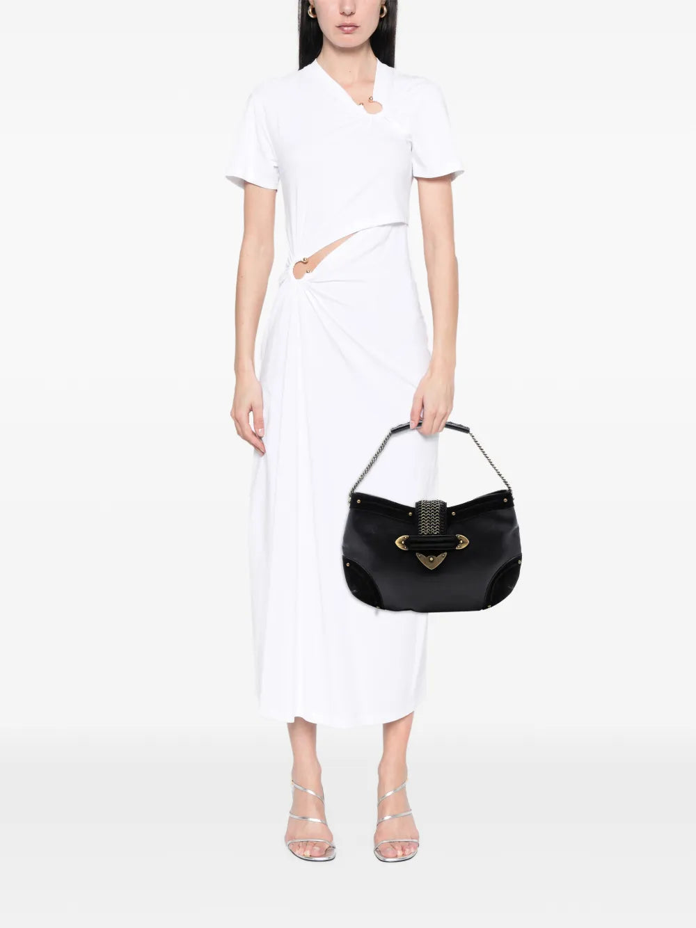 Christian Dior Pre Owned 2007 Leather Jeanne Hobo Bag