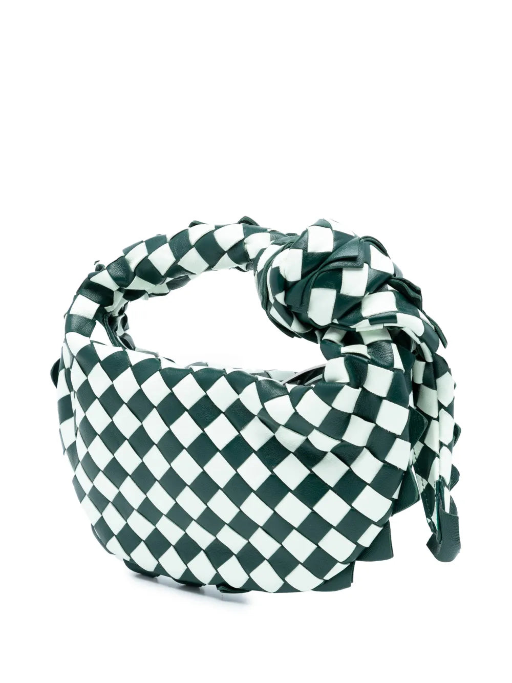 Bottega Veneta Pre Owned 2012 2025 Mini Bicolor Nappa Intrecciato Dragon Jodie Hobo Bag