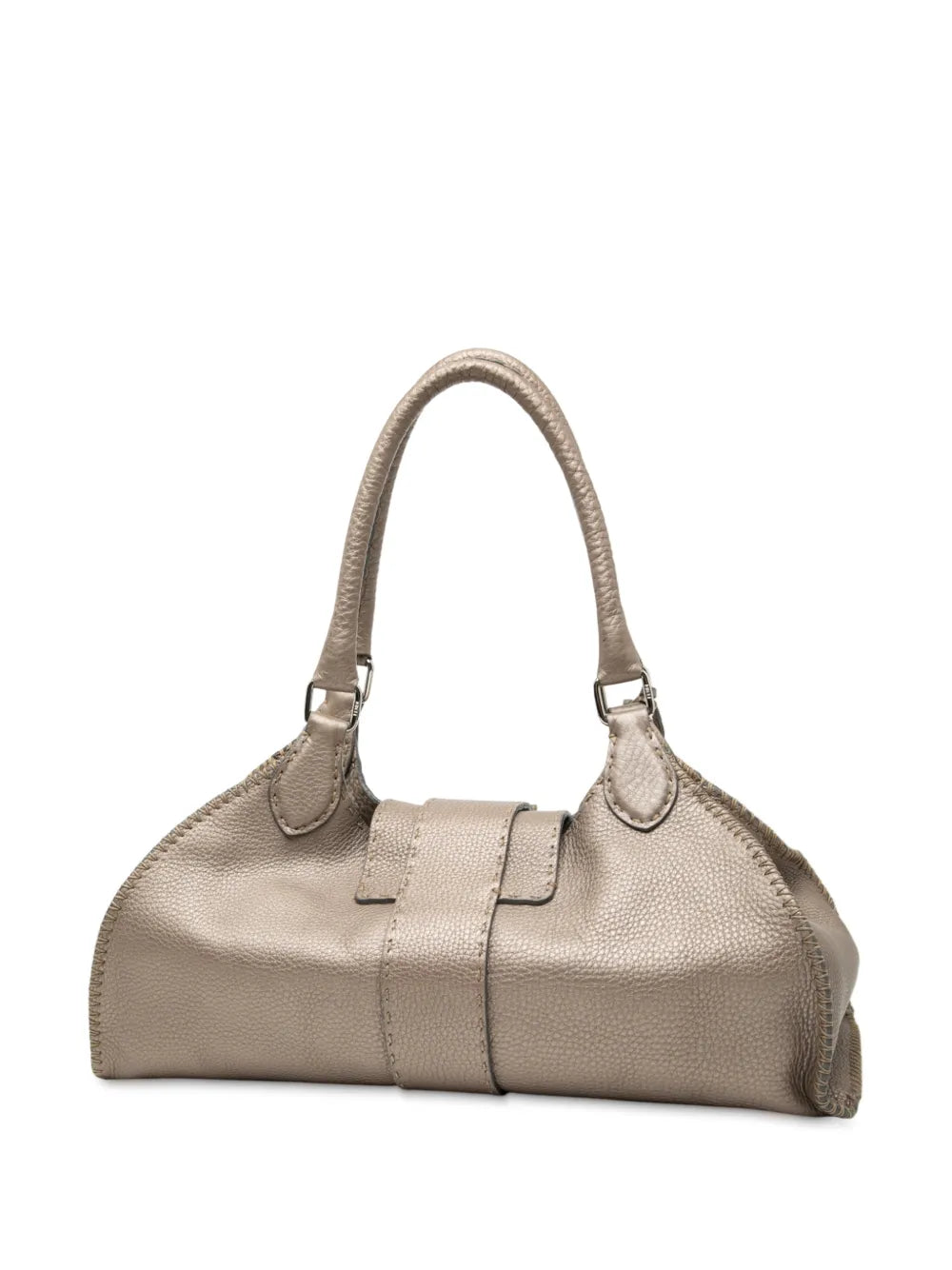 Fendi Pre Owned 2000 2010 Leather Selleria Sporty Shoulder Bag