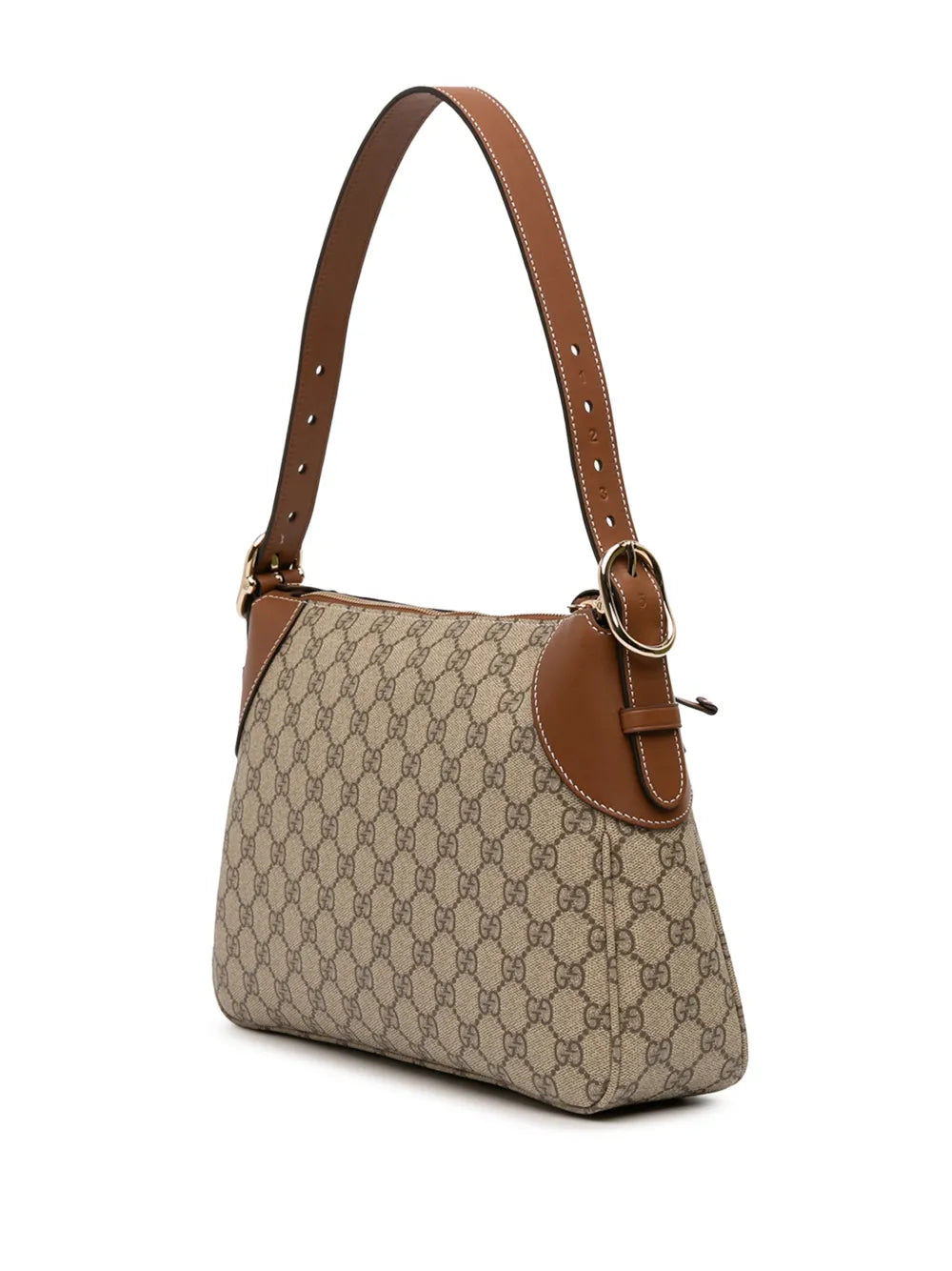 Gucci Pre Owned 2016 2025 Medium Gg Supreme Emblem Shoulder Bag