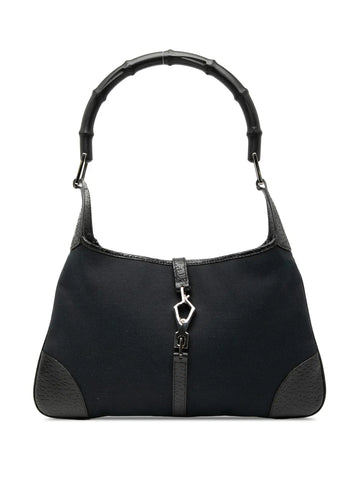 Gucci Pre Owned 2000 2015 Canvas Bamboo Jackie Hobo Bag