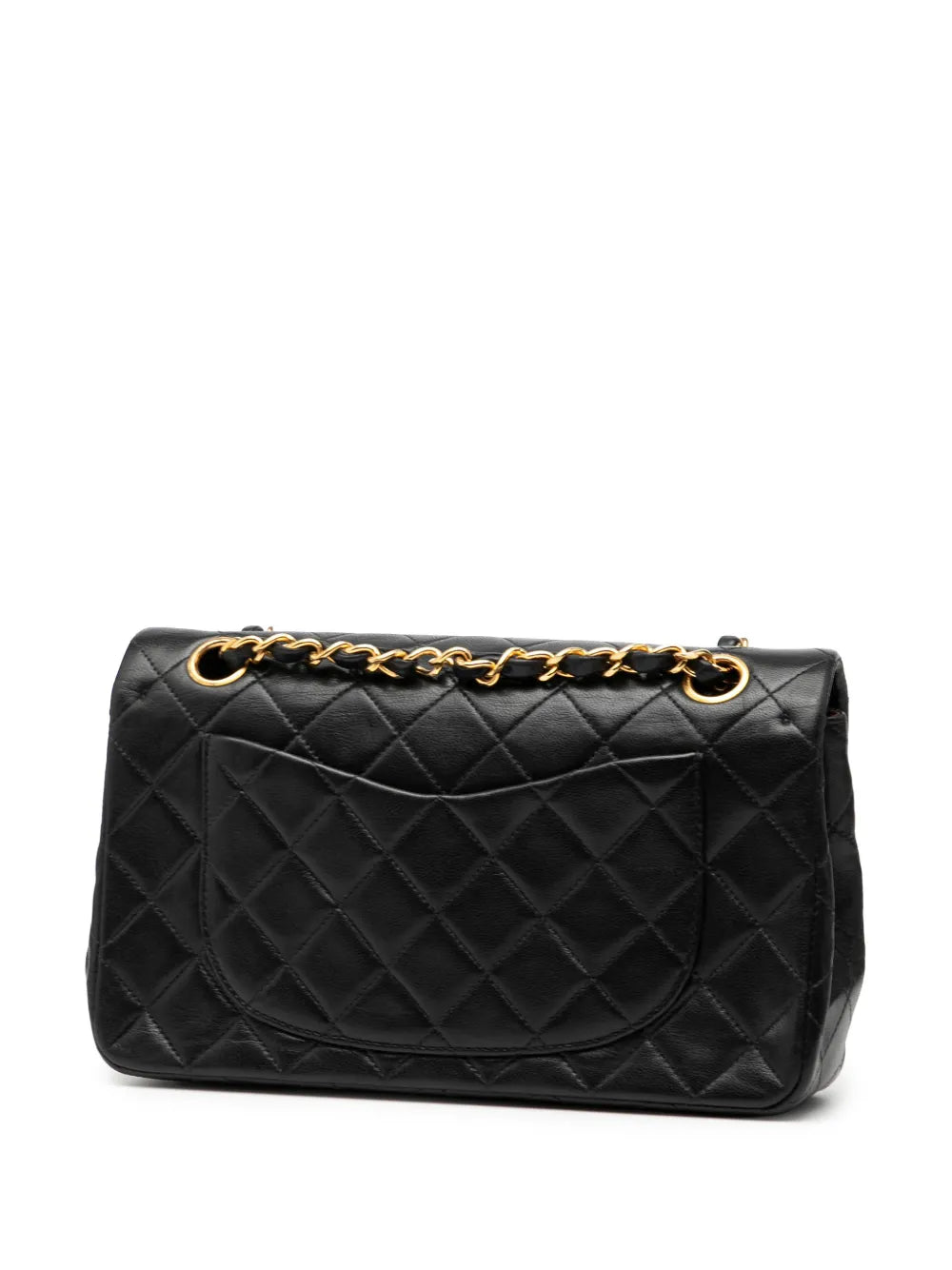 Chanel Pre Owned 1991 1994 Small Classic Lambskin Double Flap Shoulder Bag