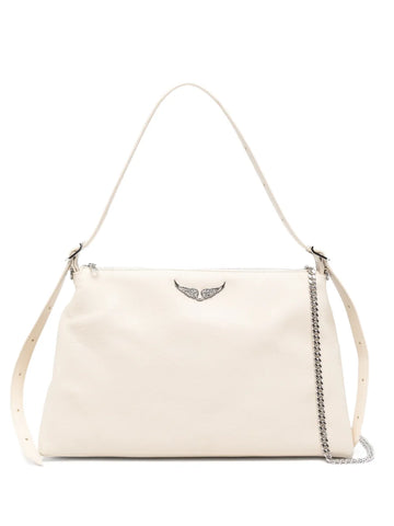 Zadigvoltaire Jim Wings Detail Top Handle Shoulder Bag