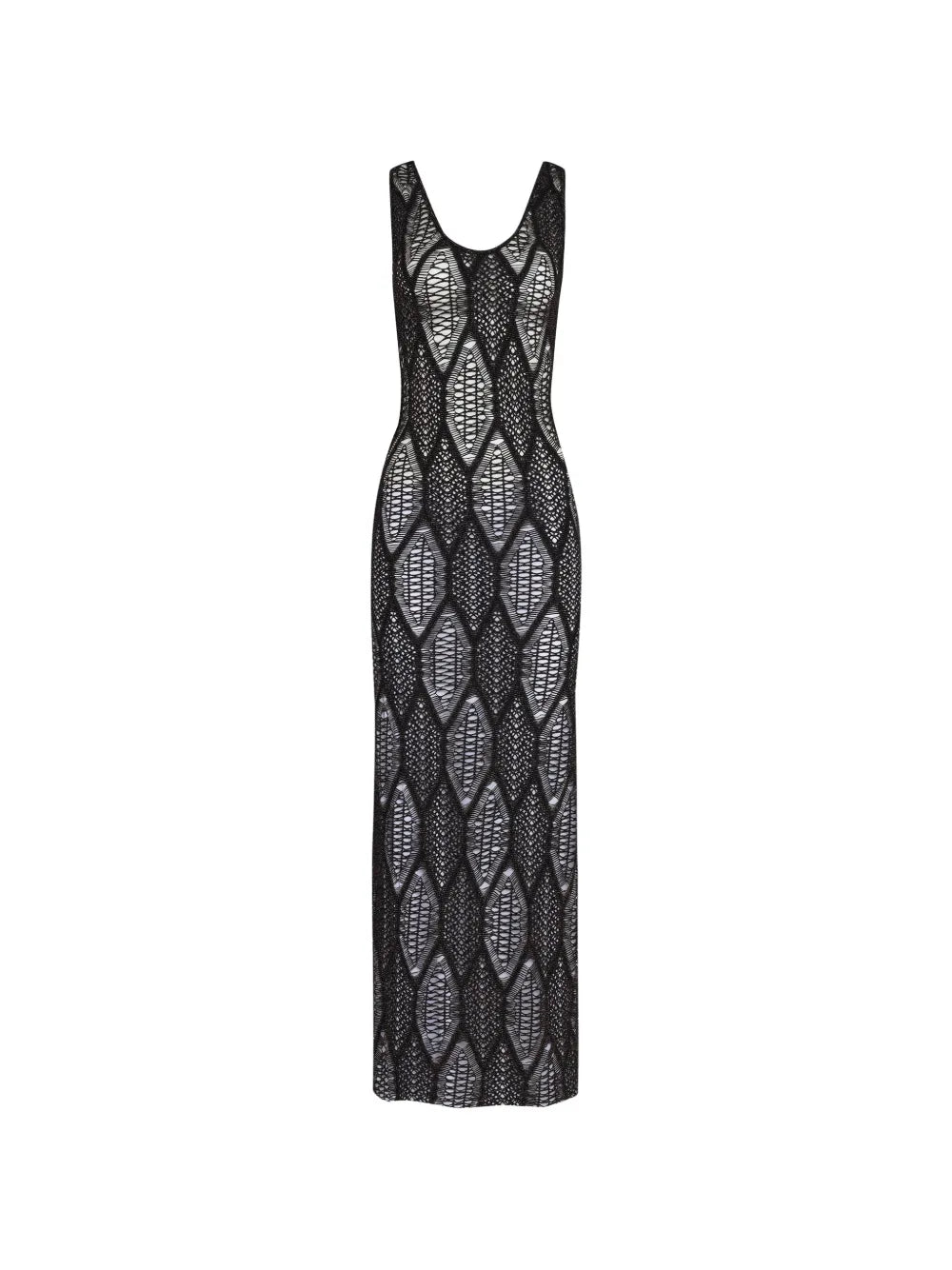 Amir Slama X Jade Picon Openwork Scoop Neck Maxi Dress