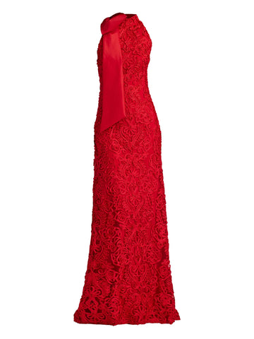 Tadashi Shoji Bow Detail Maxi Dress