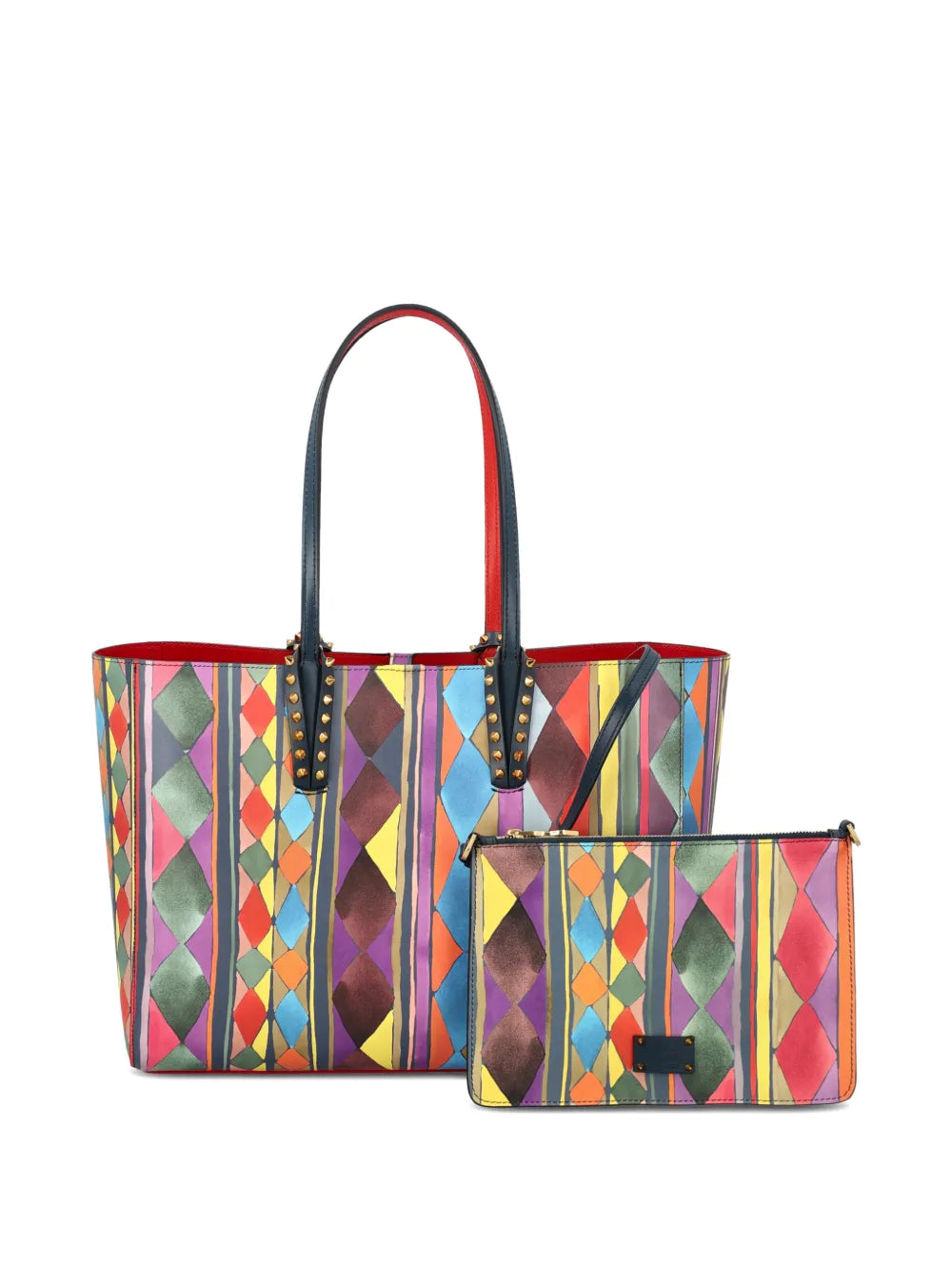 Christian Louboutin Geometric Design Shoulder Bag