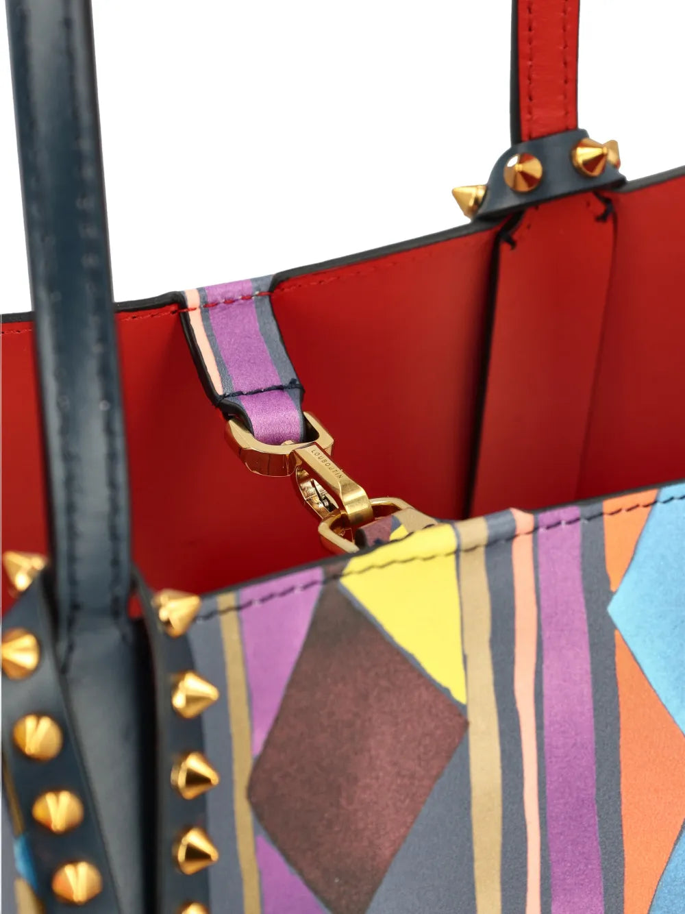 Christian Louboutin Geometric Design Shoulder Bag
